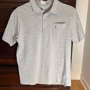 Johnnie-O Boys Gray Polo Shirt